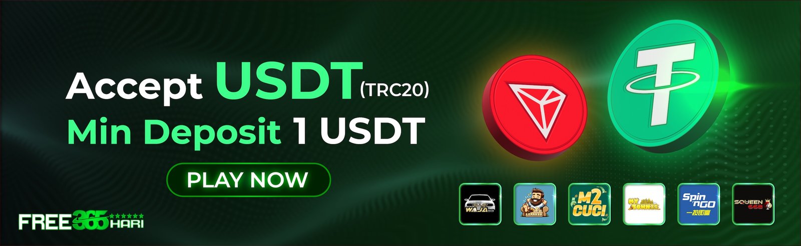 Deposit via USDT (TRC20) with trusted free credit casinos.