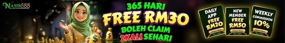 Nasib888 Free Credit 365 Hari RM30.