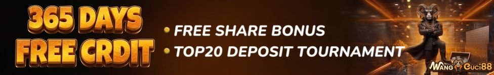 WangCuci88 365 Day Free Credit