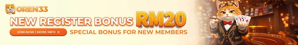 Oren33 Special Free Credit New Member RM20.